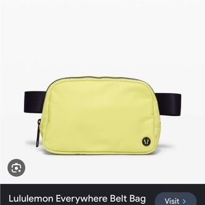 Lululemon everywhere belt bag lemon vibes